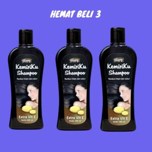 HAPPY KEMIRIKU SHAMPOO penghilang uban dan melembatkan rambut