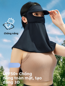 MiiOW | Mặt nạ chống nắng một mảnh cho nữ mùa hè 2025 MiiOW Cat Face Mask chống tia UV bảo vệ cổ và cổ họng