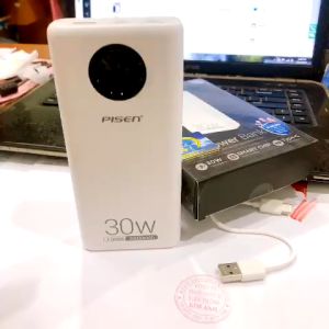 Pin dự phòng PISEN QUICK Power Cube 20000mAh công suất 30W sạc nhanh hai chiều - Hàng chính hãng