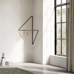 Minimalist Scandinavian Wall Corner Coat Rack