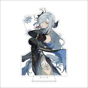 Bandai | 16CM Genshin Impact Anime Cosplay Acrylic Hình Đứng Tấm Shenhe Đồ Trang Trí Sưu Tập Quà Tặng Cho Người Hâm Mộ