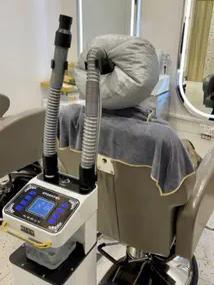 Ultrasonic 03 Mist Biochemical Instrument Hair Steaming Machine Salon Rose Caviar Hair Care Device Head Cover Style