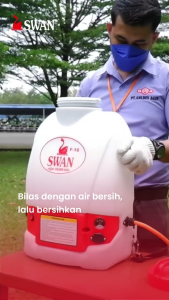 Tangki semprotan Hama Sprayer Swan F 16 Elektrik Battery