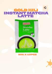 Gold Kili Instant Matcha Latte 25 grams x 15 sticks– Tea Beverage Instant