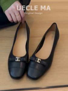 MASHUJIA | Soft Lamb Leather French Flats