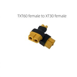 Original High-Quality XT30 Male to XT60 Male & XT30 Female to XT60 Female Lithium Battery Adapter 1pcs/2pcs/5pcs Options