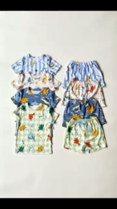 BOHOPANNA PANNA DAILY - SET KIDS PRINT - SET BABY PRINT PANNA DAILY - BAJU TIDUR ANAK - PIYAMA ANAK