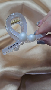 Jepit Rambut Model Knot Pita Mutiara Pearl Fashion Korea Hair Claw
