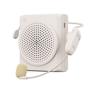 ไมโครโฟนไร้สายแบบติดปกเสื้อ SHIDU สำหรับครู เครื่องขยายเสียงแบบชาร์จไฟได้ เครื่องขยายเสียงไร้สายแบบพกพาขนาดเล็กพร้อมลำโพงไมโครโฟนแบบมีสาย