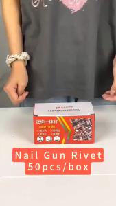Steel Nail Gun Mini Rivet Pipe nail Gun Bullet Hook Nail Gun Concrete Fire Nail Gun Round Nails for Gun Rivet Ceiling Repair