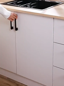 Household Wall Mounted Kitchen Trash Can With Lid Kitchen Waste Hanging Paper Basket for Toilet and Living Room