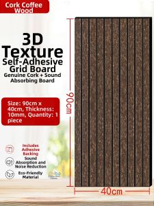 ZHIBA | Soft Cork Self-Adhesive Textured Decorative Wall Panel