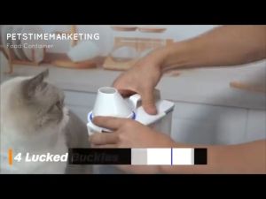 2.3/2.5L Pet Food Storage Dispenser Pet Food Container Bekas Makanan Kucing Cat Food Storage with Measuring Cup