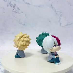 Bandai | Bộ Tượng Nhỏ PVC My Hero Academia Chibi - Izuku Midoriya Katsuki Bakugo Todoroki Shoto Toga Himiko - Đồ Chơi Dễ Thương Dành Cho Fan 10cm