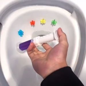 Toilet Bowl Gel Cleaner Toilet Bowl Scribble Bubble Cleaner Cleaning Toilet Bowl Gel Stick Chopping Gel Hygiene