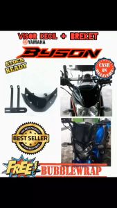 Windshield Byson Karbu / Visor byson plus Breket Windshield / Winsil motor Yamaha Byson