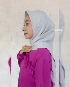 PART 2: JILBAB VOAL MIRACLE PLAIN UMAMA HIJAB KERUDUNG SEGIEMPAT POLOS LASER CUT