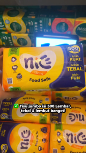 Tisu Nice 500 Sheet (2 PACK) – Lebih Hemat Kualitas Tetap Terjaga!