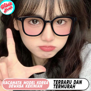 Terbaru 2022 Kacamata Hitam wanita Kacamata 2 warna Pink Blush on Kotak import
