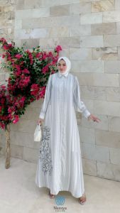 DRESS GAMIS MODE MIKA TERBARU BY MAZAYA 100%ASLI REAL ADA MODE FAUZANA
