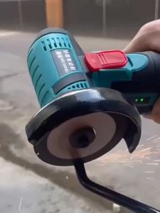 Makita หินเจียรไฟฟ้า หินเจียร์ 3 นิ้ว159v เครื่องบดมุมขนาดเล็กแบบชาร์จไฟขนาดเล็กพร้อมใบมีดตัดแบตเตอรี่เครื่องบดขัดสําหรับตัดเพชรไร้สาย 3 นิ้ว เครื่องเจียร