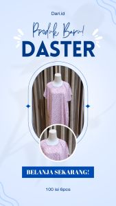 Paket Daster murah meriah 100 isi 6pcs (Jumbo) rayon wanita rumahan motif terbaru viral kekinian rayon lengan