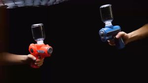 Electric Water Gun 2in1 Backpack Water Bag Shooting Led Light Kid Toys Boys Guns Mini Rechargeable Outdoor Pool Swimming