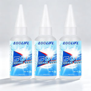 Loolifl Super Instant Glue Clear Strong Bond Adhesive Universal Repair Glue for Toy Metal Glass Wood Ceramic Leather Shoe Fix