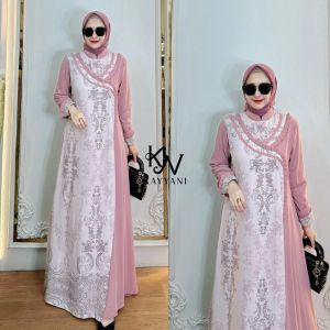 DRESS GAMIS MODE SYIFA TERBARU BY KAYYANI 100%ASLI REAL