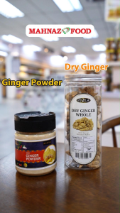 Mahnaz Food | Premium Ginger Collection | Dried Ginger Root / Ginger Powder | 120g- 130g