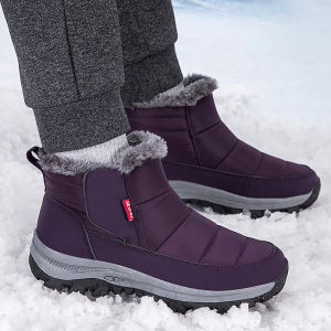 Old Beijing Cloth Shoes Womens Shoes Flagship Store Official Authentic Products Rain-Proof Snow Boots Northeast Elderly Outdoor Cotton-Padded Shoes Women Fleece-lined