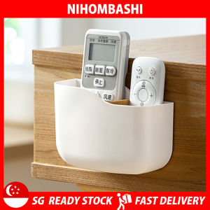 2in1 Remote control holder for Air Conditioner TV controller Wall Mounted Organizer Hanging Wall Storage Rack mobile phone charging box