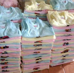 STUFF STORE - PROMO MURAH 12 Pcs Kaos Dalam Anak Motif Polos Kartun / Kaos Singlet Anak 6 Pcs