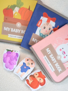 NIKO Baby Soft Cloth Book Early Educational Toys Baby Rustle Sound Toys Baby Busy Book