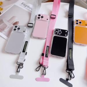 LS | Ốp Điện Thoại Silicone Chống Sốc Có Dây Đeo Cổ Dây Đeo Tay Dây Đeo Chéo Điều Chỉnh Được Dành Cho iPhone 17 16 15 14 13 Pro Max
