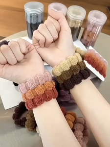 Dây buộc tóc táo bạo không dấu vết và không gây hư hại Mũ buộc tóc kiểu mới 2023