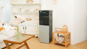 Tixx Water Dispenser Hot And Cold 600W Power saving Fast Cooling Glass panel dust-proof Childrens Lock