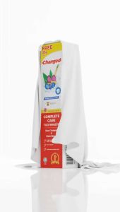 [FAMILY PACK] CHANGED Complete Care Toothpaste 185g x 3 + FREE CHANGED 360MAXCARE Toothbrush X 2