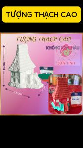 Tượng tô màu NHÀ SÀN NHÀ RÔNG C21 tô tượng thạch cao (Không kèm màu) trò chơi trẻ em