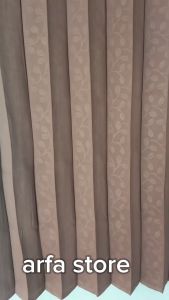 PROMO PALING LARIS GORDEN JENDELA MINIMALIS MOTIF BUNGA PLISKET DAPAT KAWAT PENGAIT