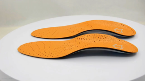 Leather Orthopedic Insole Orthotic Arch Support Instep Flat Foot Shoes Latex Antibacterial Active Carbon Pad Foot Care