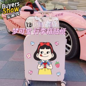Cartoon Cute Large Waterproof Sticker for Luggage Travel Suitcase Decorative Wall Refrigerator Pullman Bag Decal