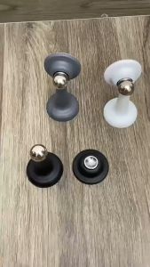 Stainless Steel Magnetic Door Stopper Floor Wall Mount Magnet Door Catches Holder Penahan Pintu Magnetic Door Stop Holder Stopper