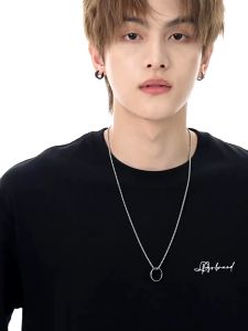 TERBARU KALUNG TITANIUM PRIA WANITA ROLLO BANDUL LIONTIN CINCIN TERLARIS