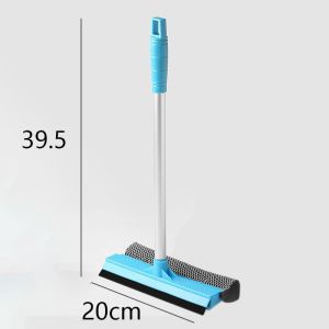 Aluminum Alloy Window Glass Cleaner Double-Sided Home Use Extendable Squeegee for Cleaning Windows Indoor Household Tools