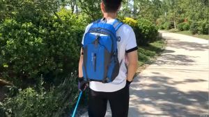 Techdoo Tas Ransel Pria Gendong Dewasa Super Kuat Outdoor Tas Gunung Waterproof 36L Anti Air Murah Cuci Gudang TR106
