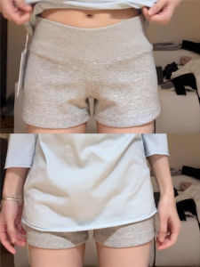 Grey High Waist Straight Leg Casual Sports Pants for Women Summer 2025 Slim Fit Trendy Shorts Teen Sweet Style Clothing