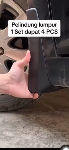 Mudguard Isi 4pcs: Aksesoris Kendaraan Plastik ABS Untuk Penahan Cipratan Air