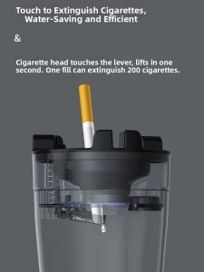 DUOCAN | Portable Ashtray Dustproof Home Car