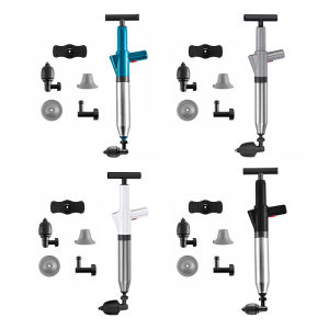 Pipe Dredging Clean Pump Stainless Steel Drain Plunger Dredge Universal High-pressure Accessories for Bathroom Shower Bathtub